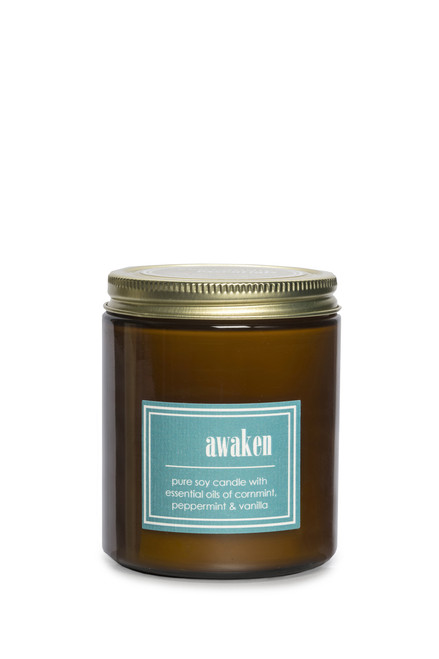 ECO ESSENTIALS soy candle AWAKEN