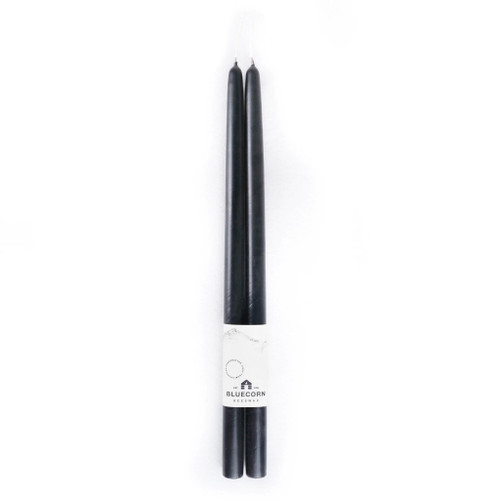 beeswax tapers 16" BLACK