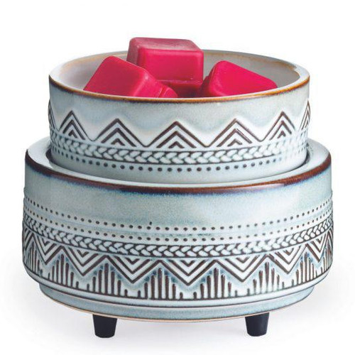 wax warmer 2-in-1 WHITEWASHED BRONZE