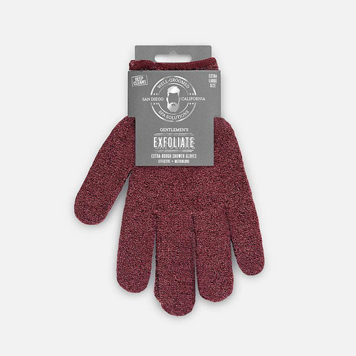 shower gloves MAROON