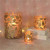 candle holder GOLD LEAF SMALL