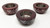 incense cone burner/tea light holder RED STONE