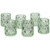 candle holder MULTIFACETED MINT GREEN