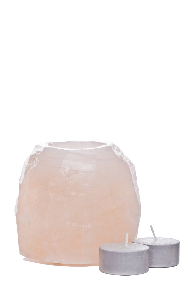 himalayan salt tea light holder LARGE