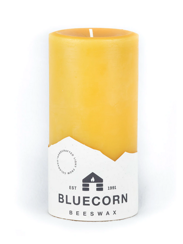 beeswax pillar 6" RAW