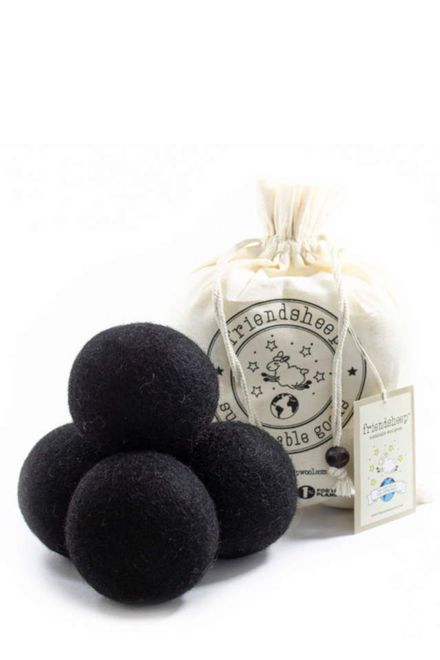 eco dryer ball set BLACK