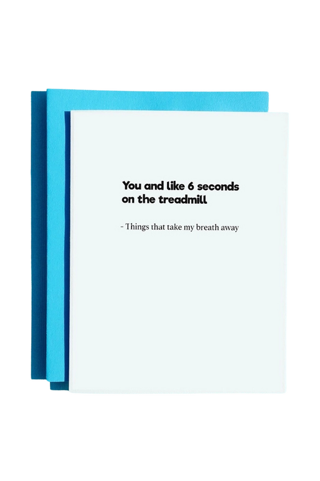 top hat card BREATH AWAY