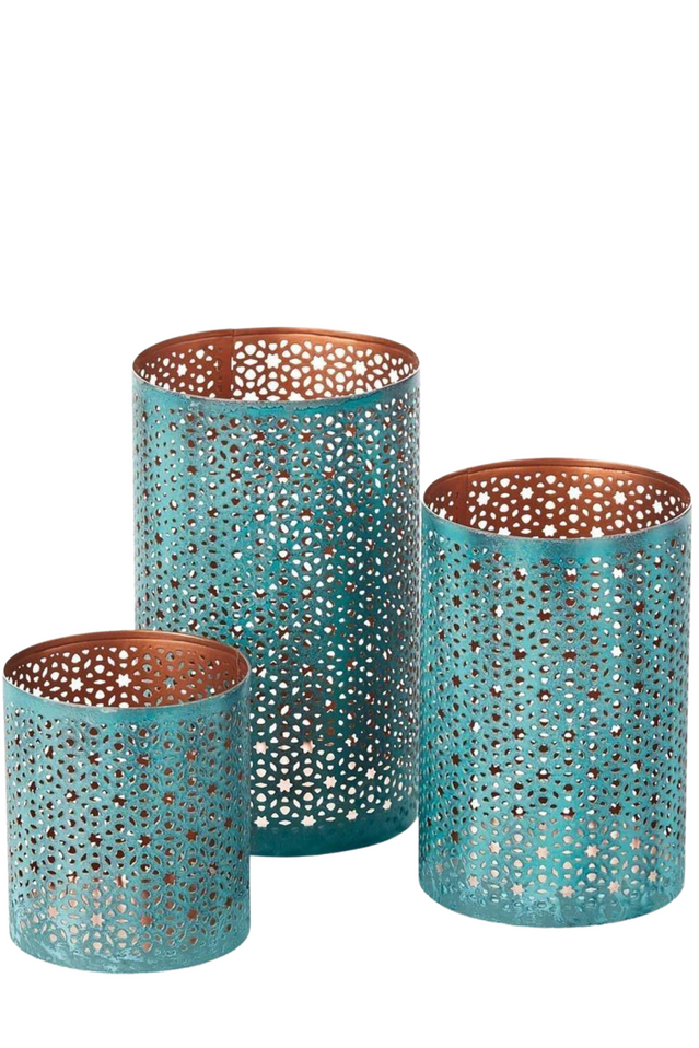 lantern TEAL LARGE