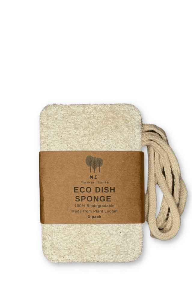 dishwashing ECO LOOFAH SPONGE 3pk