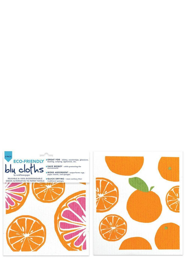 reusable cloths ORANGES