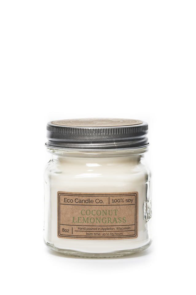 8oz mason COCONUT LEMONGRASS