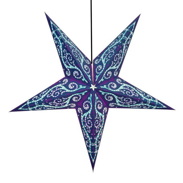 paper star lantern LAVENDER DREAMS
