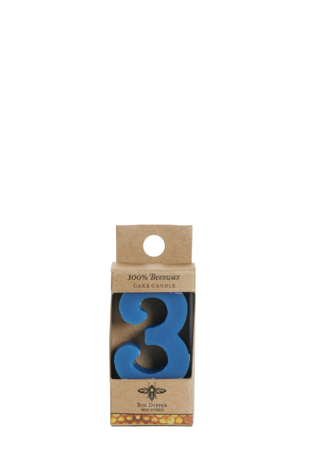 beeswax birthday candle 3