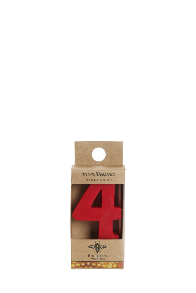 beeswax birthday candle 4