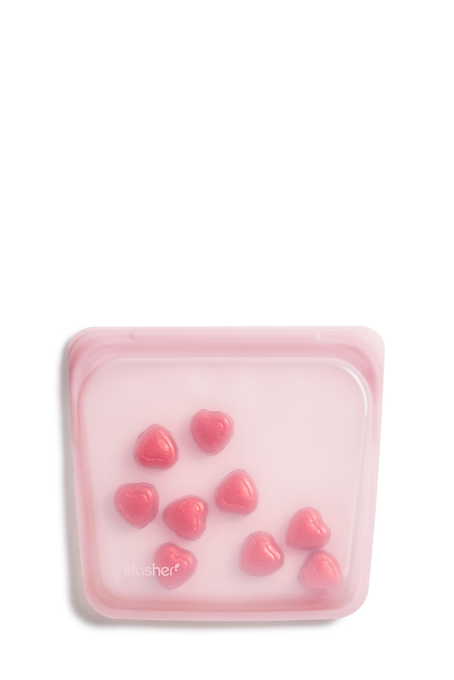 stasher sandwich bag ROSE QUARTZ