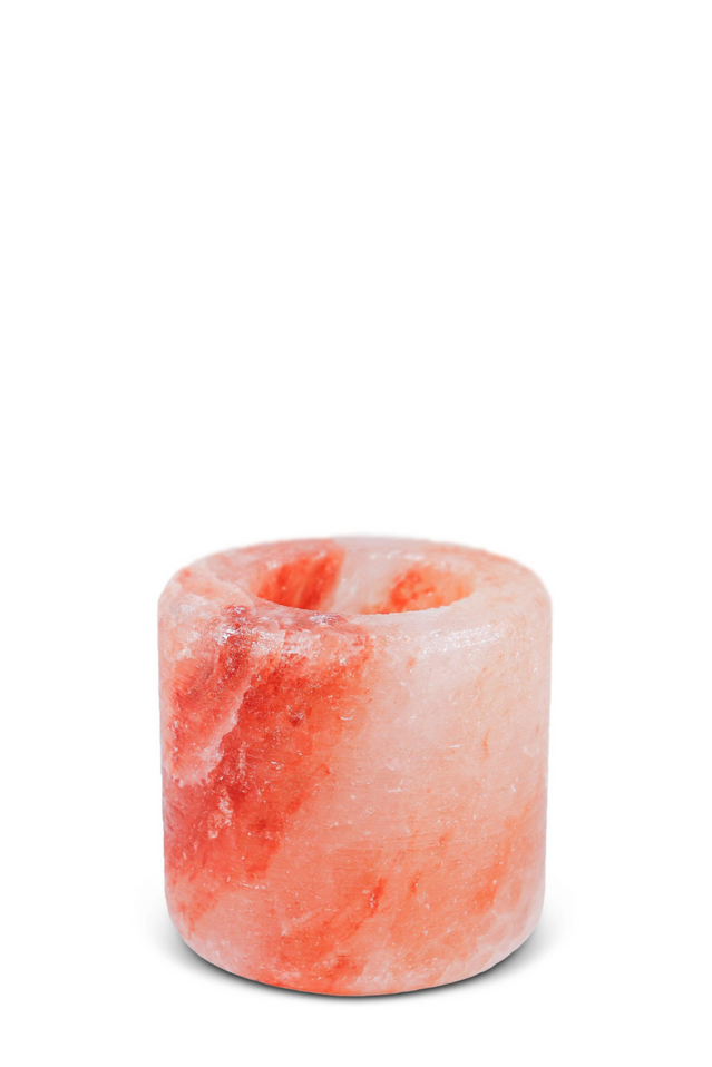himalayan salt tea light holder CYLINDER