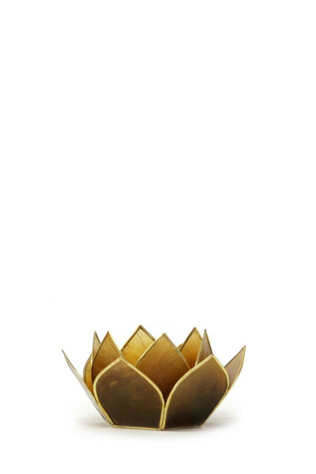 capiz gemstone lotus TOPAZ