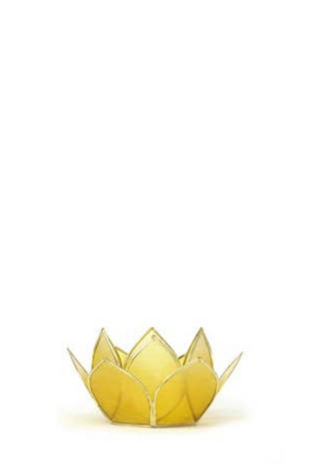 capiz gemstone lotus CITRINE