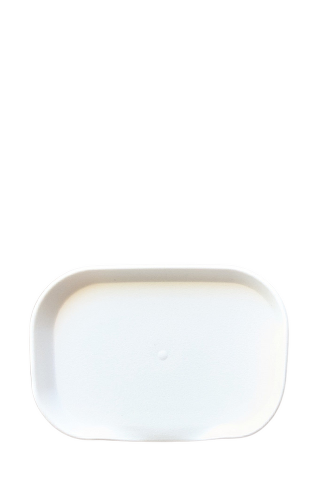 soap lift dish WHITE
