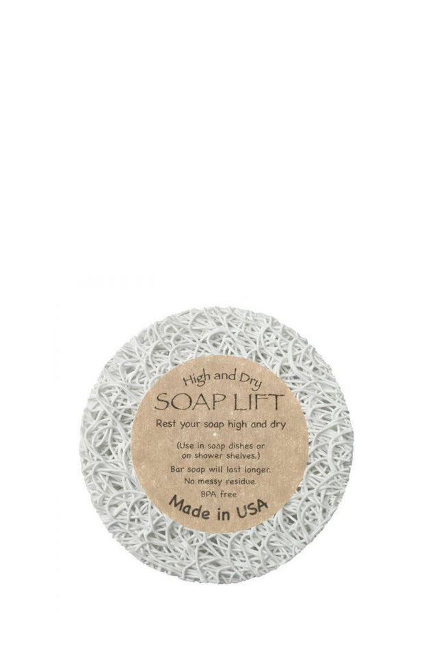 soap lift round WHITE