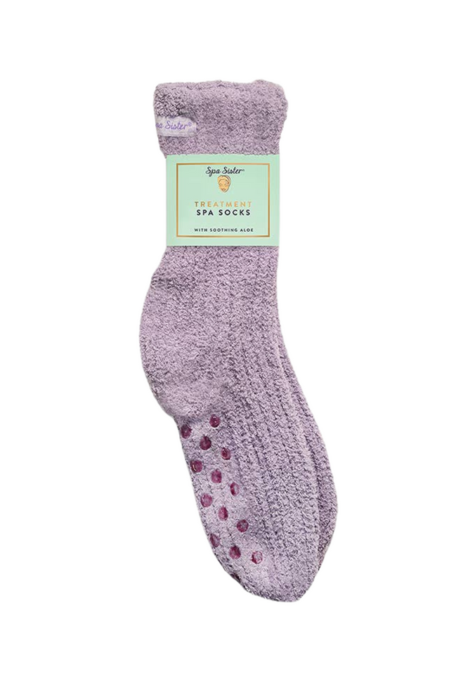 treatment spa socks VIOLET