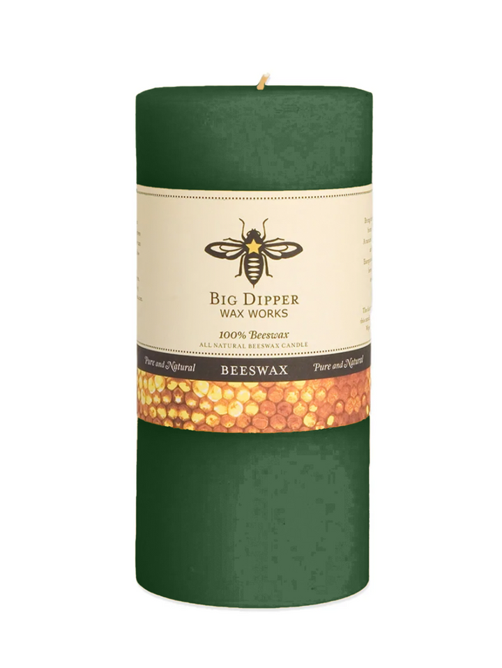 beeswax pillar 6" FOREST BD