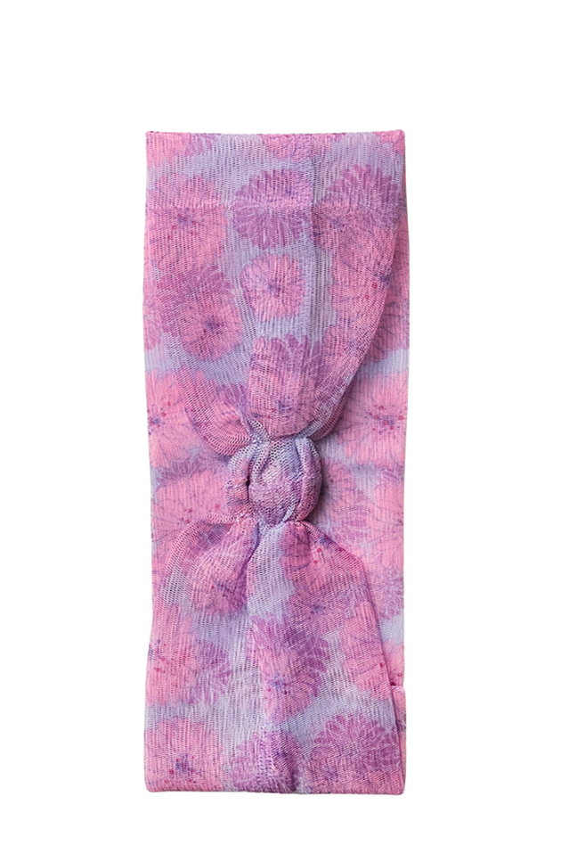 georgette headband PURPLE LILLIES