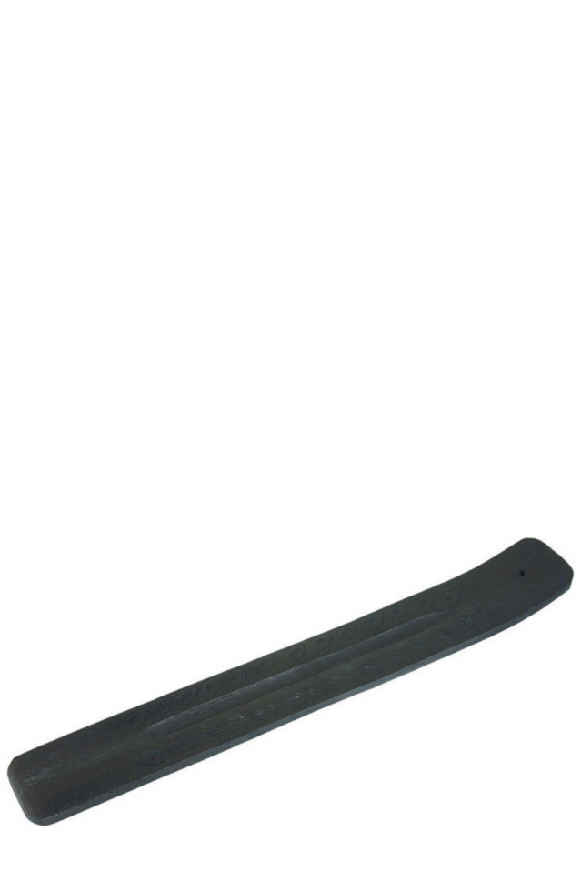 incense burner WOOD BOAT BLACK