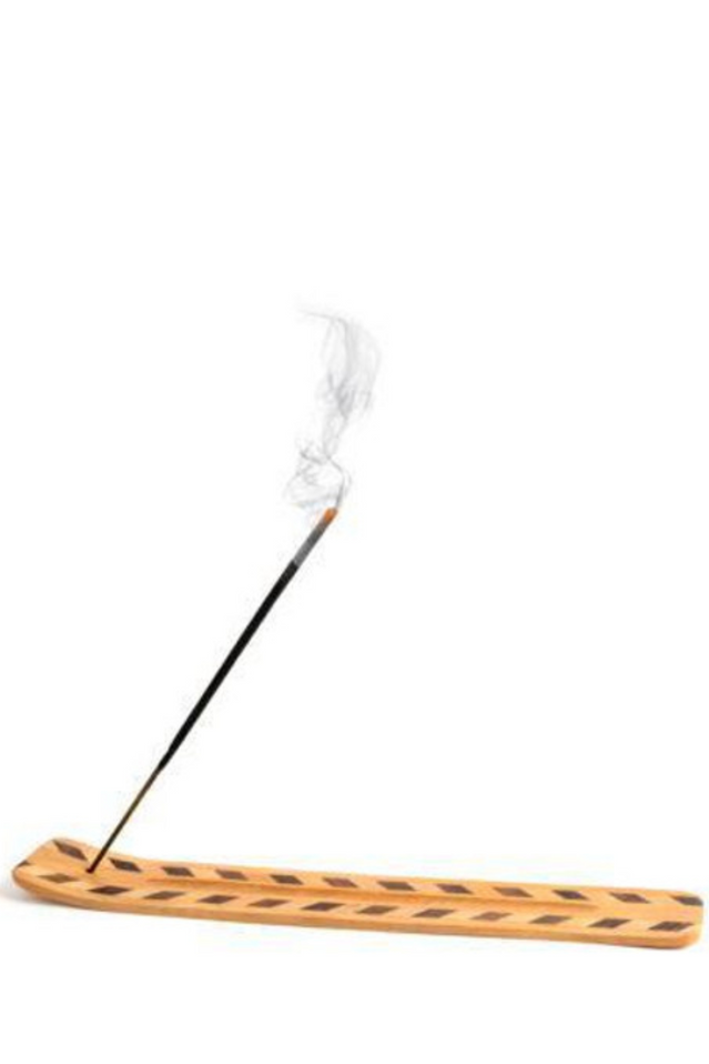 incense burner WOOD BOAT DIAMOND