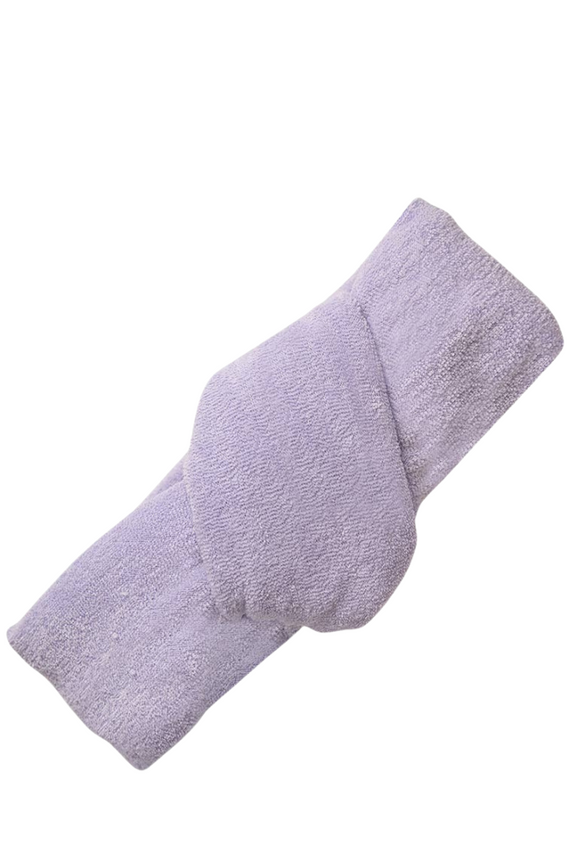 terry-knot headband LAVENDER