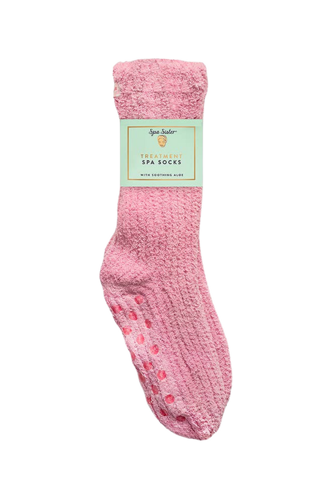 treatment spa socks FUCHSIA