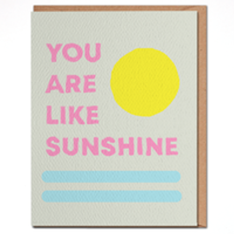daydream card YOU ARE LIKE SUNSHINE