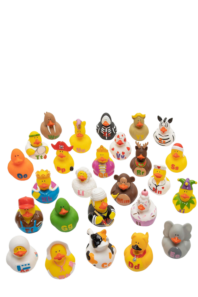 rubber duck set ABCs