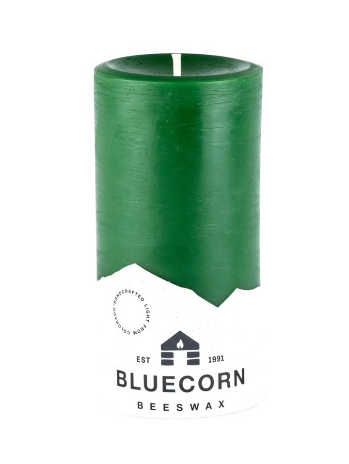 beeswax pillar 6" MOSS