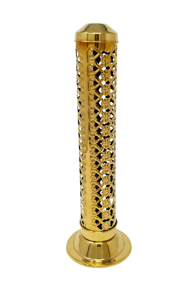 incense burner BRASS TOWER