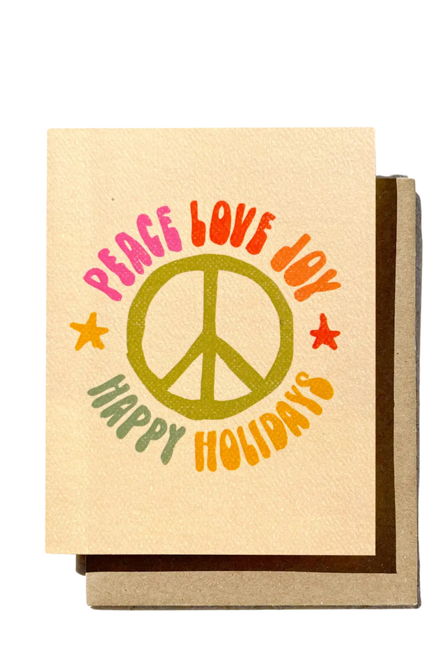 daydream card PEACE LOVE JOY