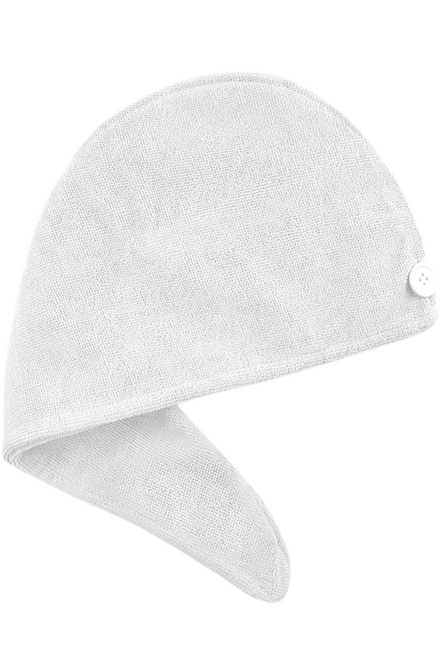 microfiber hair turban WHITE