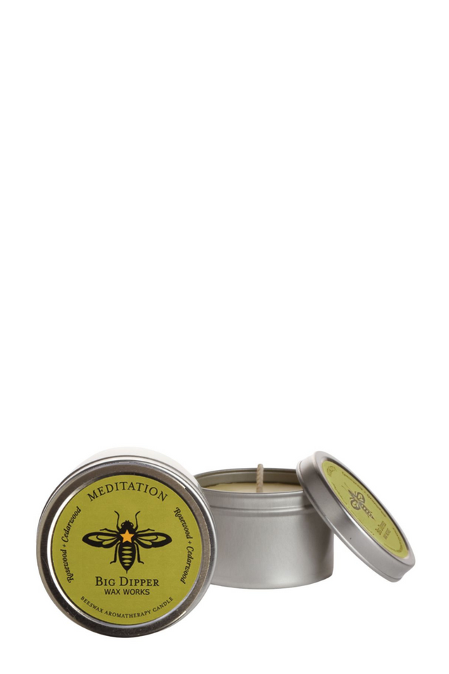 beeswax tin MEDITATION