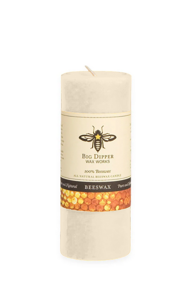 beeswax pillar 2 x 4.75 IVORY BD