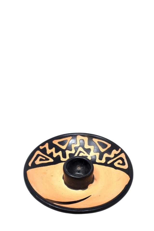 incense burner CERAMIC AZTEC