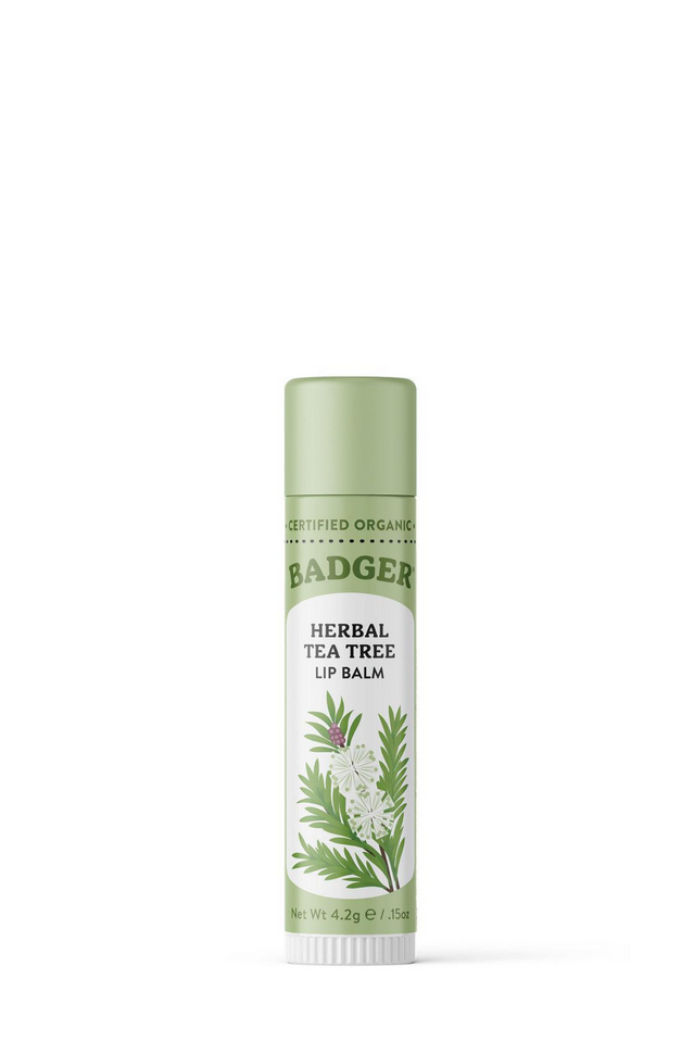 badger lip balm HERBAL TEA TREE .15oz
