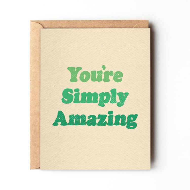 daydream card YOU'RE SIMPLY AMAZING