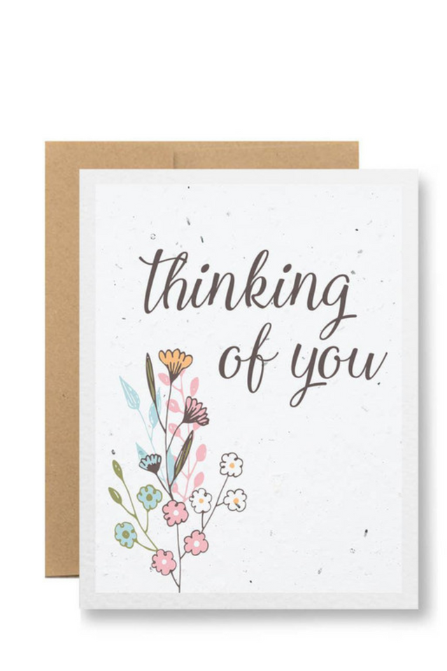 seedy card THINKING OF YOU