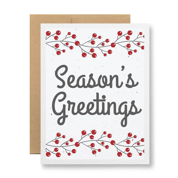 seedy card SEASON'S GREETINGS