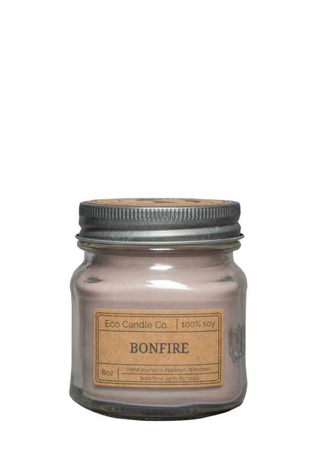 8oz mason BONFIRE