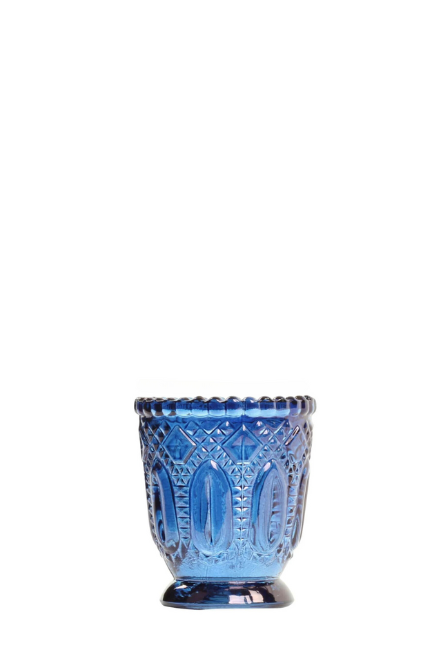 candle holder VINTAGE NAVY BLUE