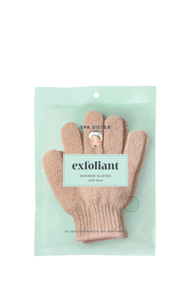 exfoliating gloves BEIGE