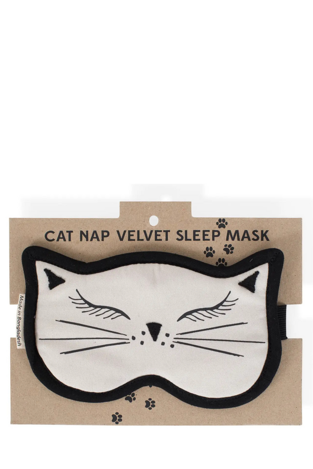 velvet sleep mask CAT NAP