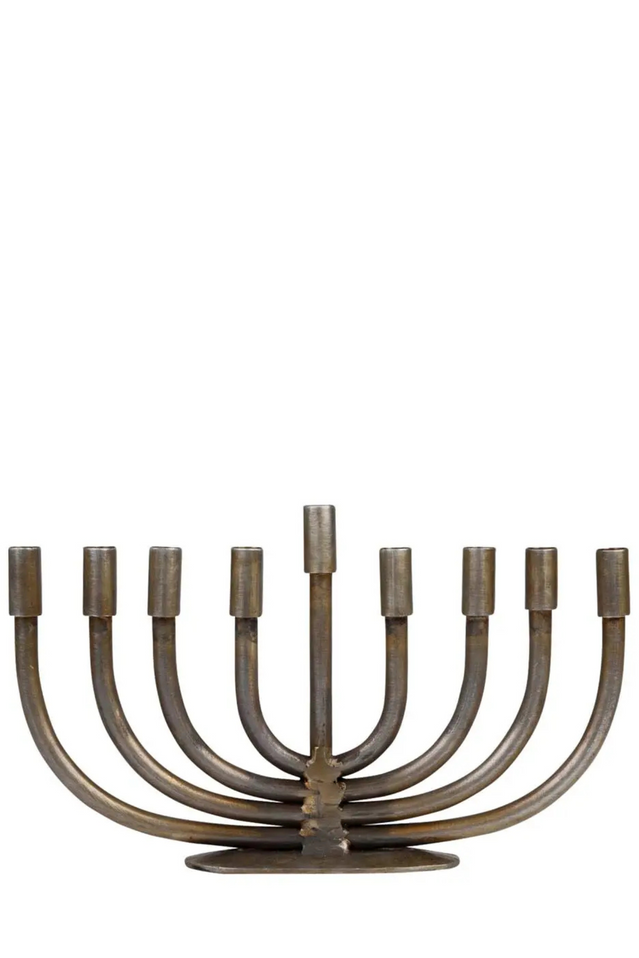menorah WROUGHT IRON