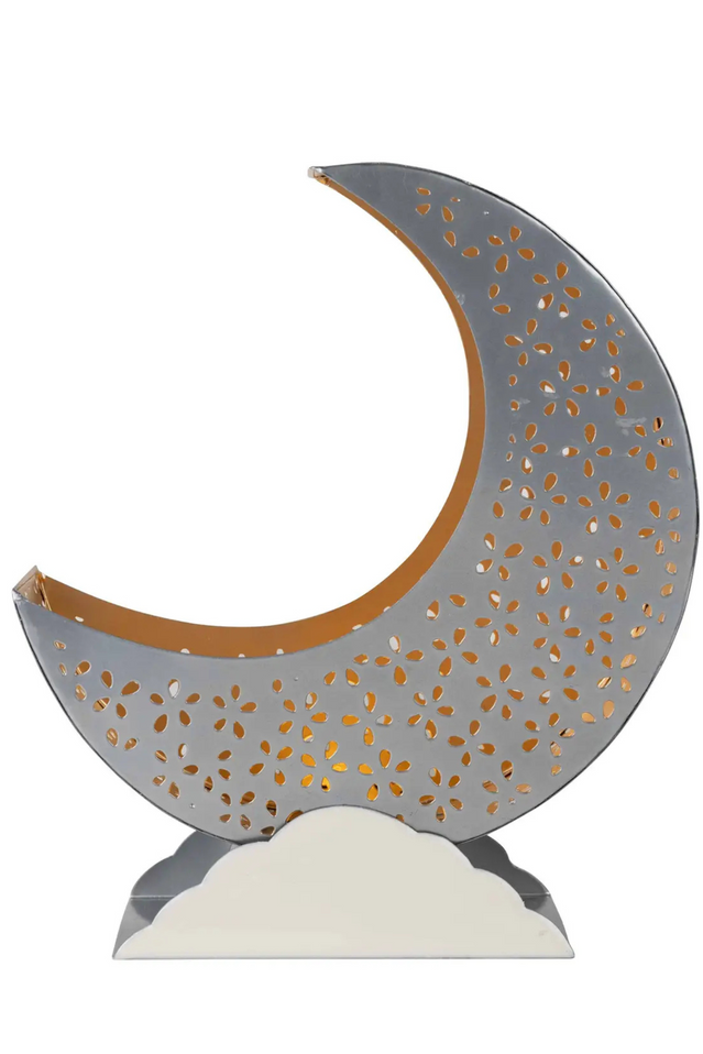 lantern SILVER CRESCENT MOON